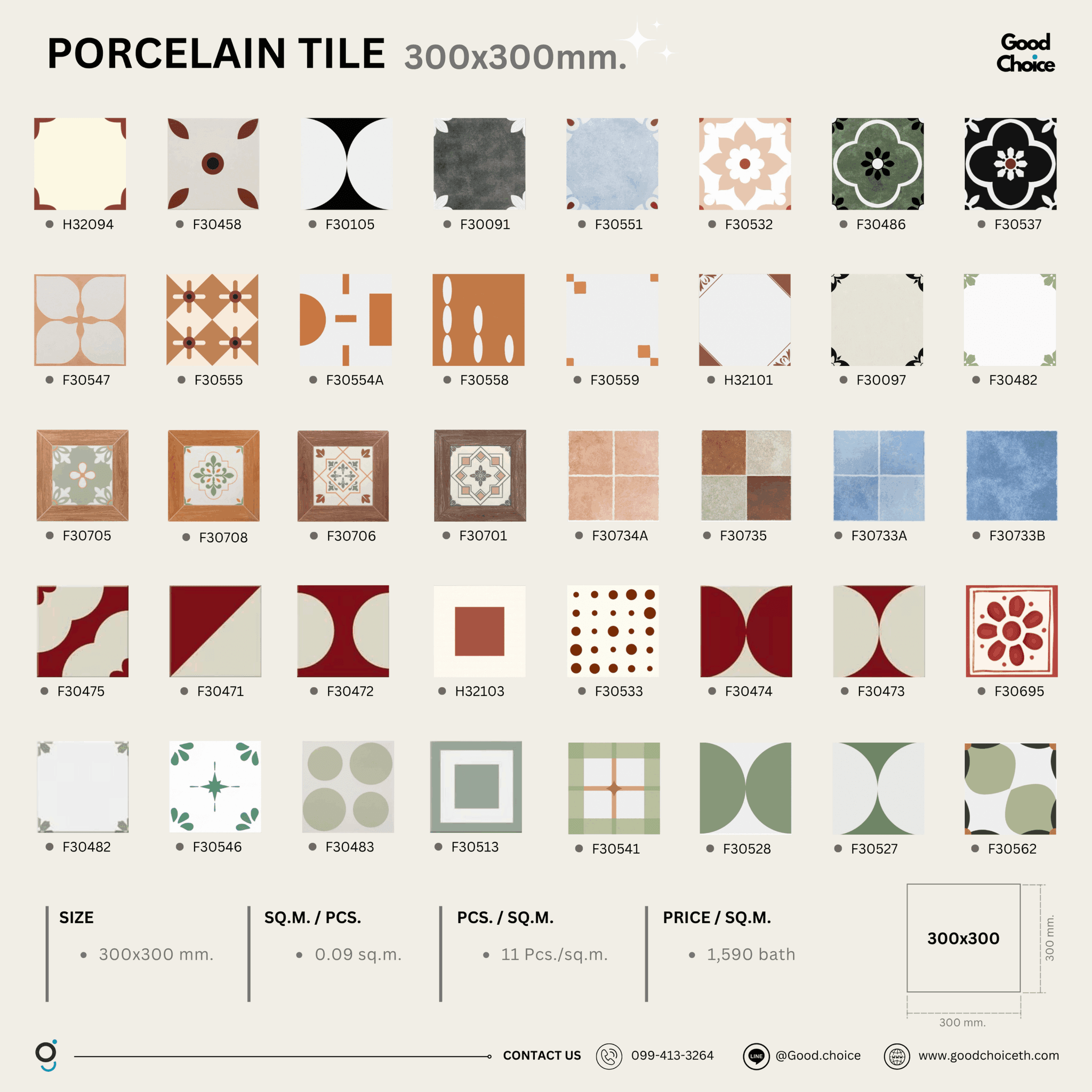 F30546 Porcelain Series