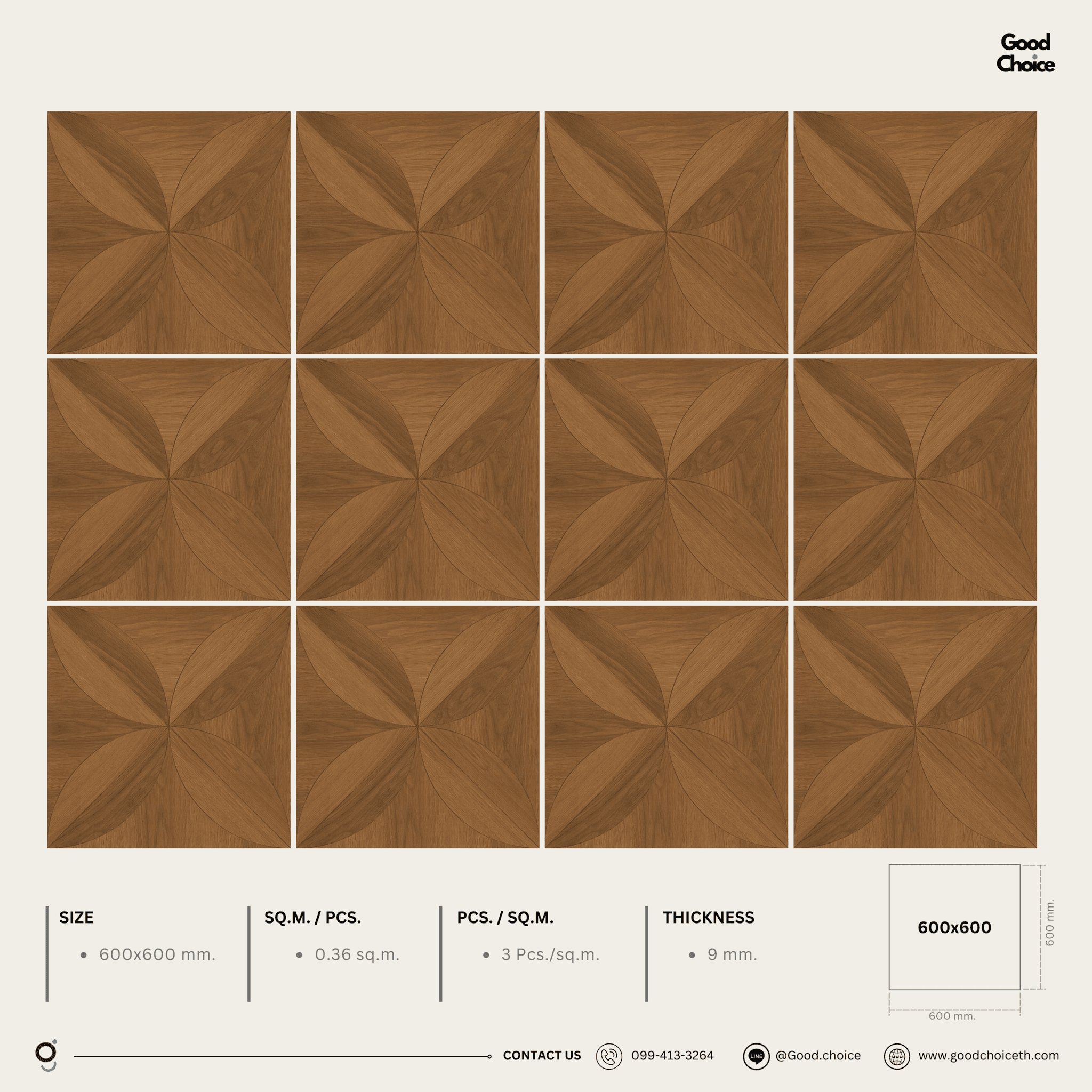 DT6635 Wooden look Tile