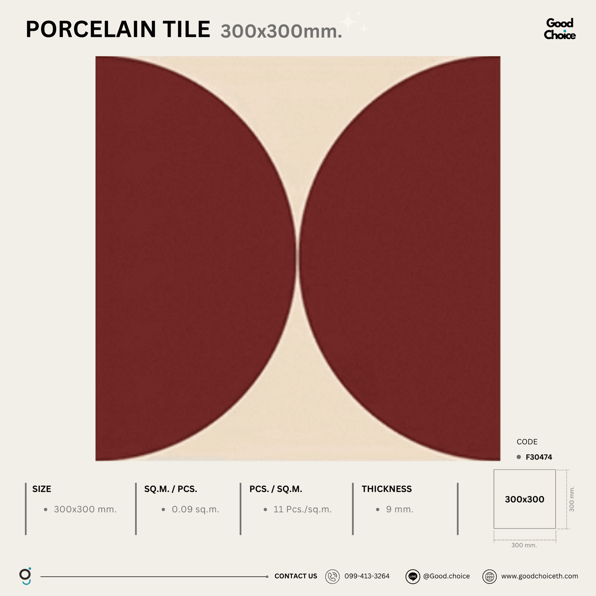 F30474 Porcelain Series