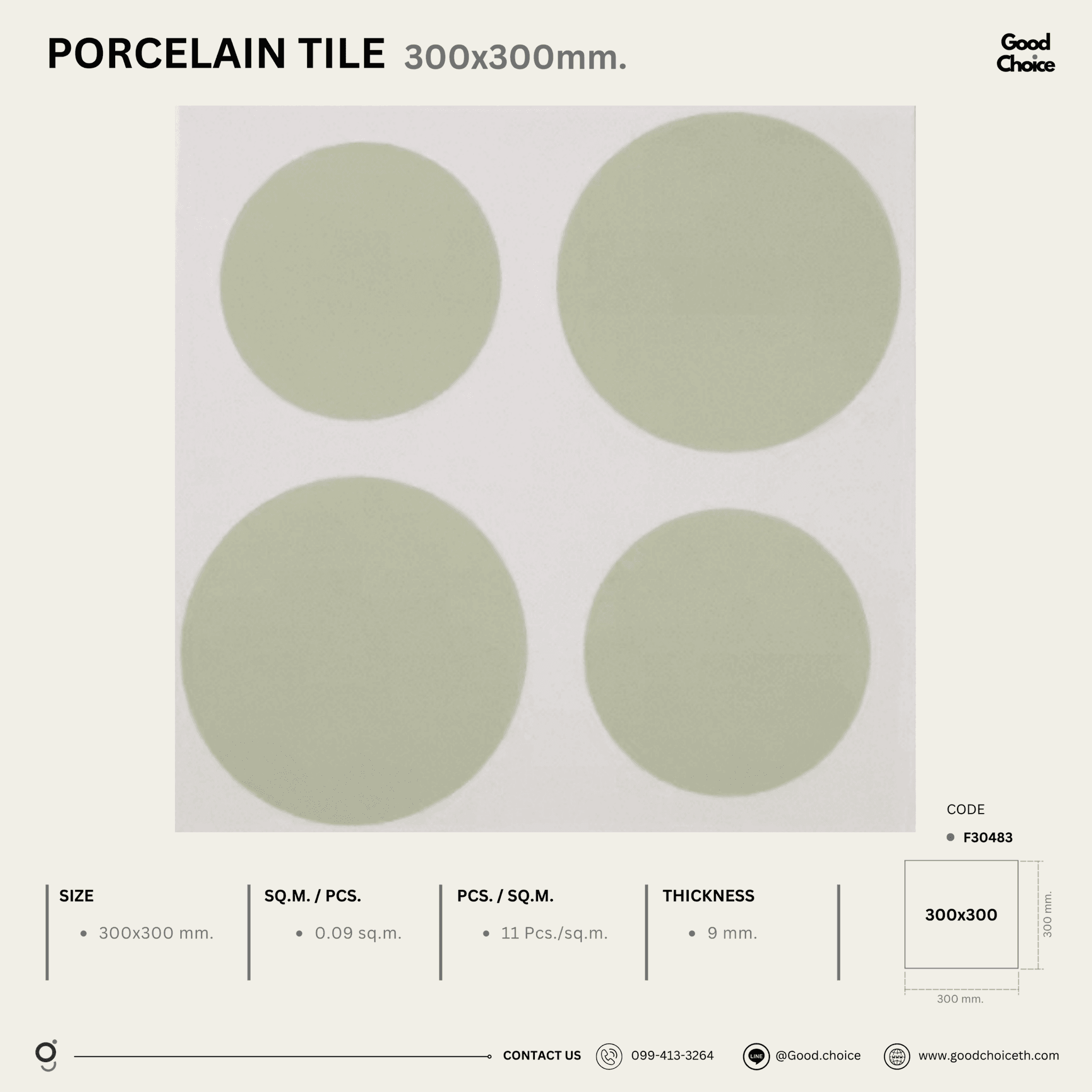 F30483 Porcelain Series