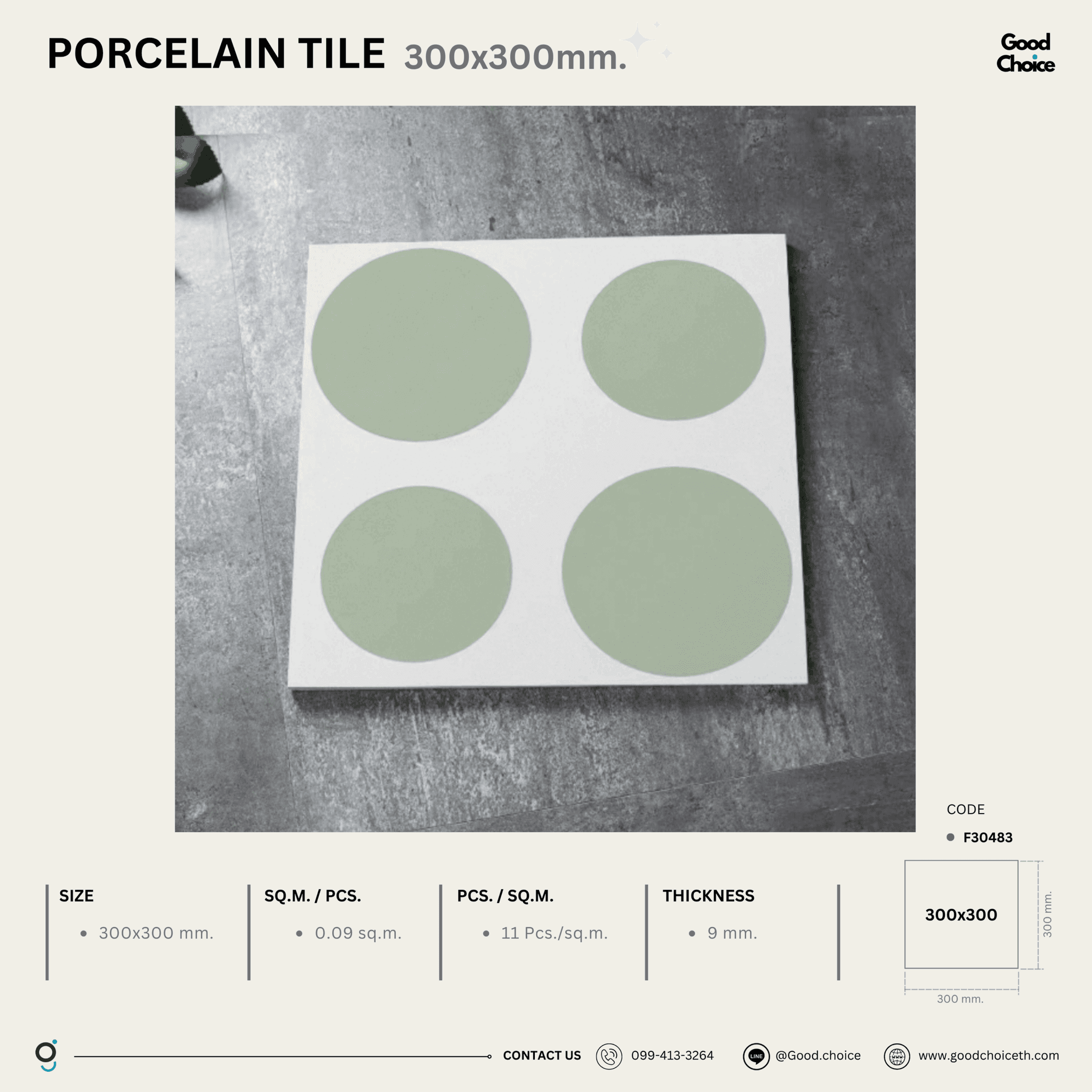 F30483 Porcelain Series