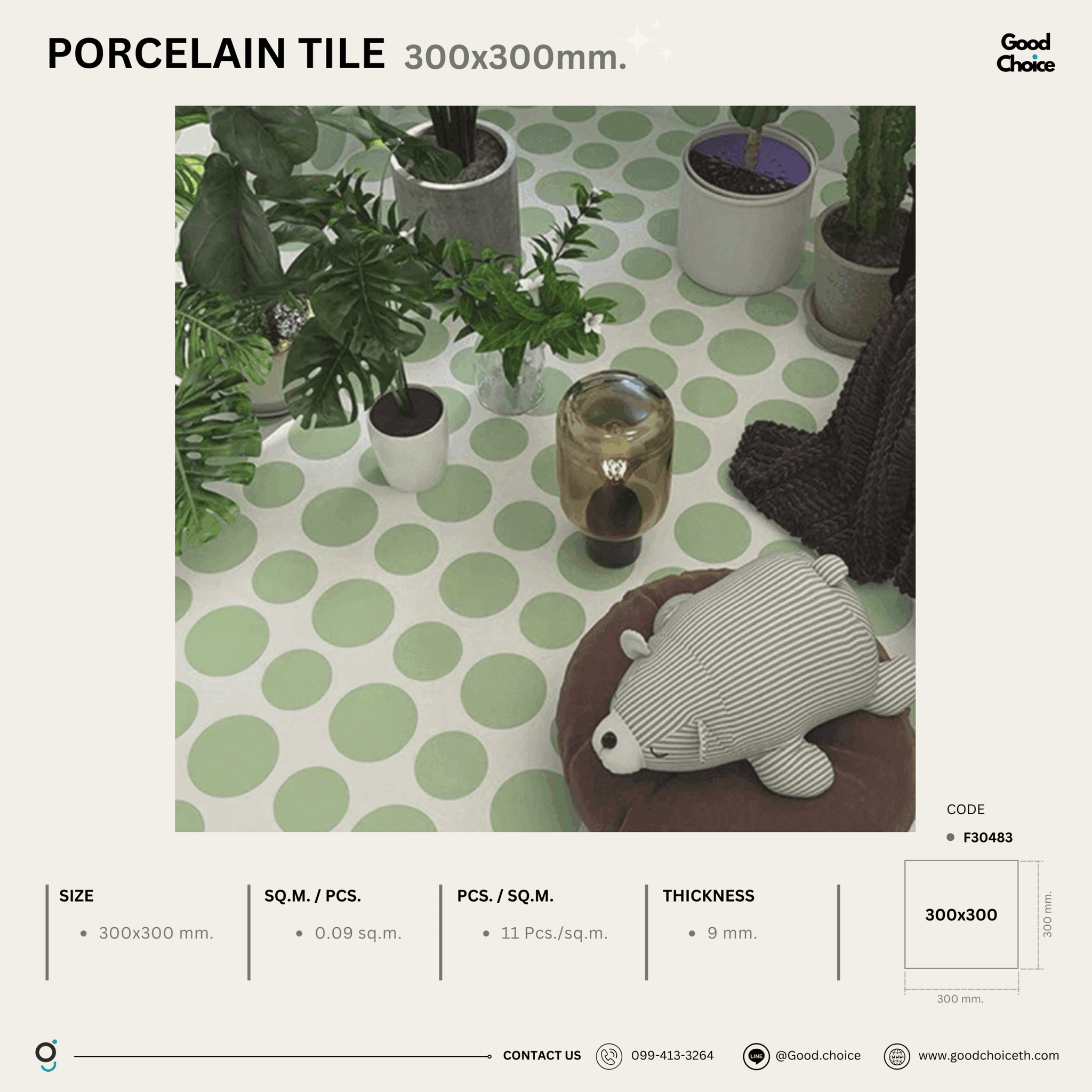 F30483 Porcelain Series