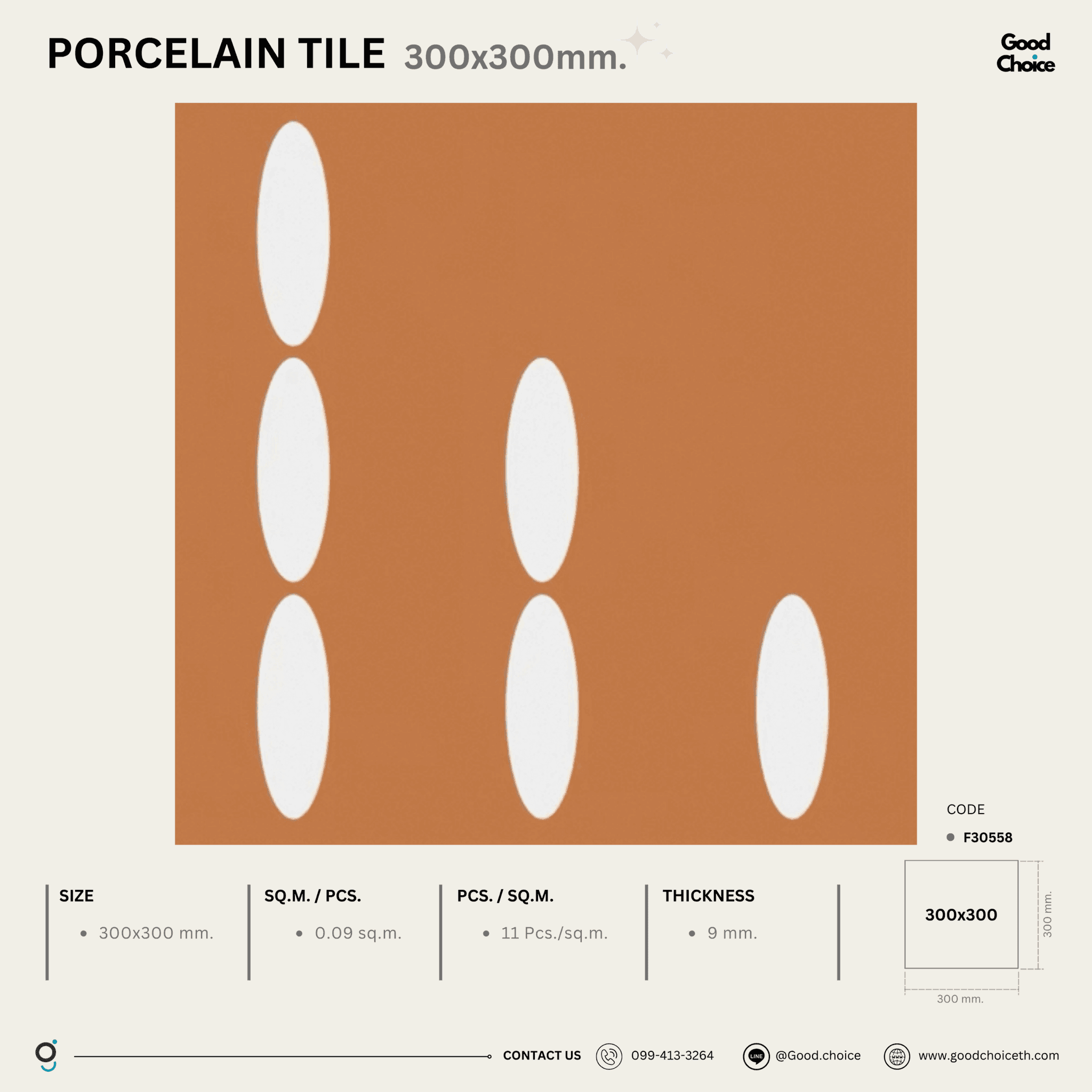 F30558 Porcelain Series