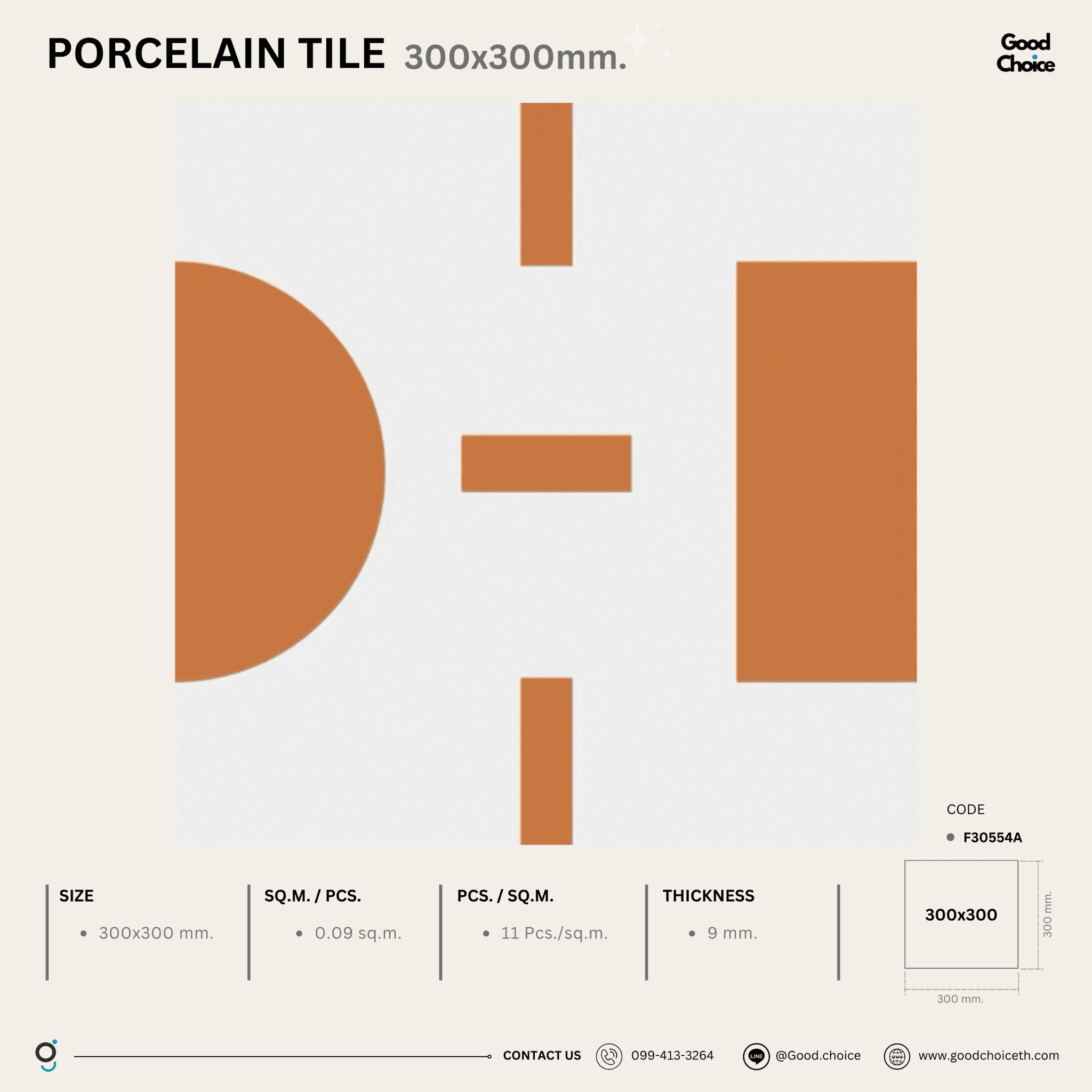 F30554A Porcelain Series