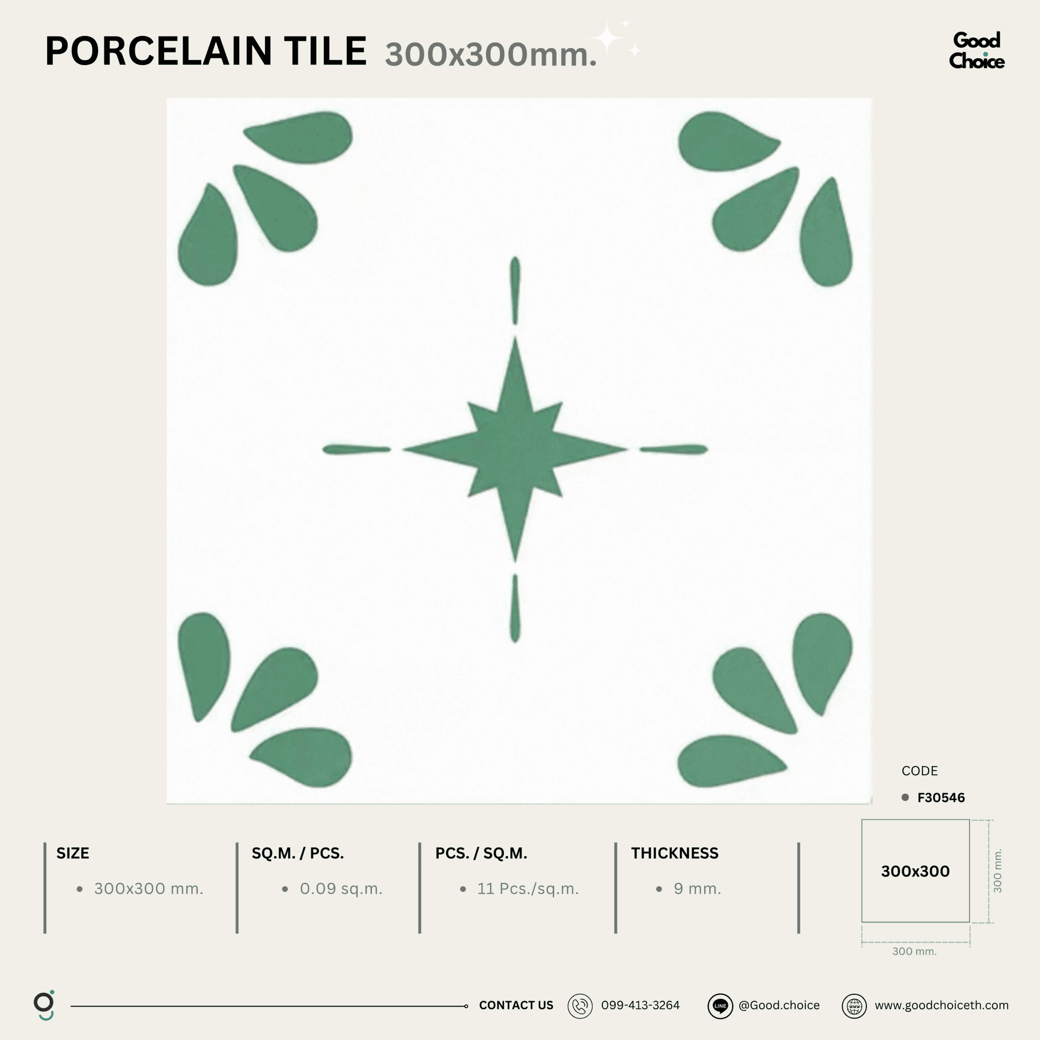 F30546 Porcelain Series