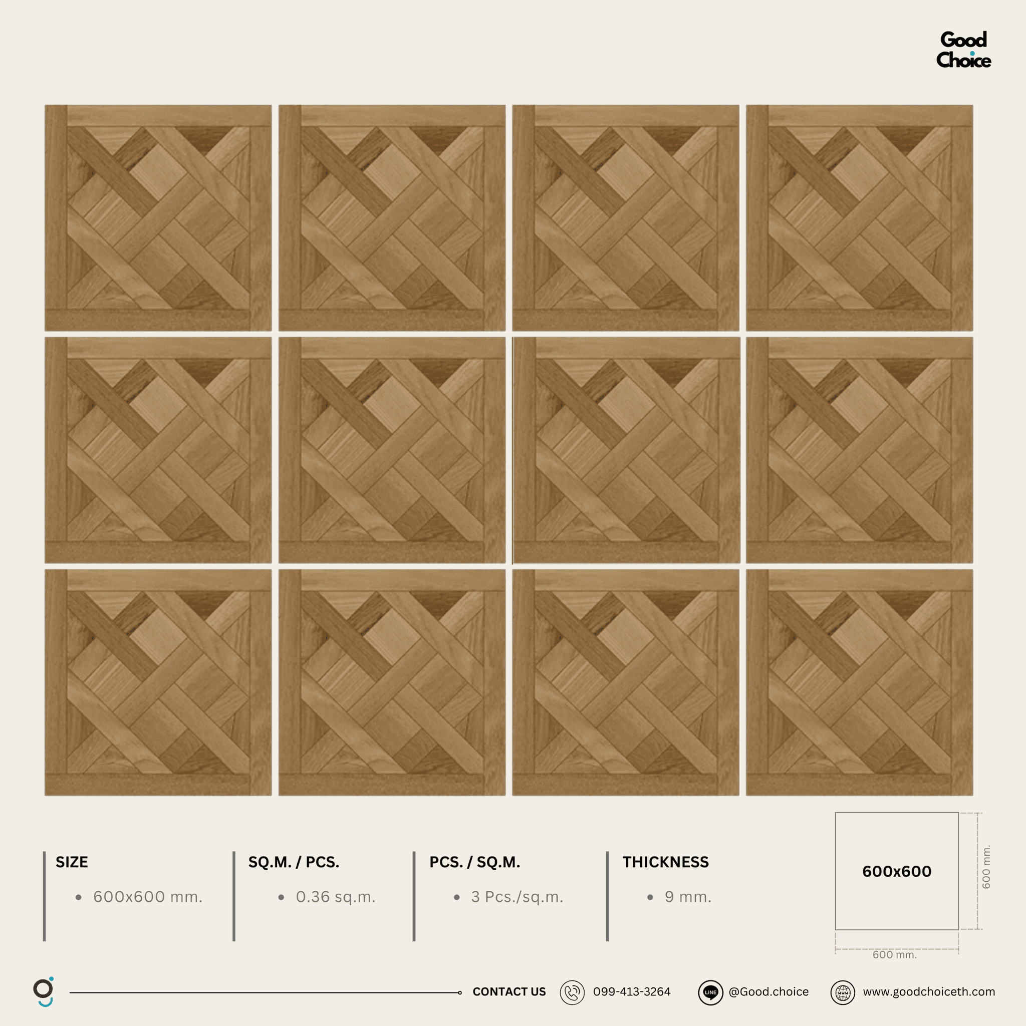 60Y31 Wooden look Tile