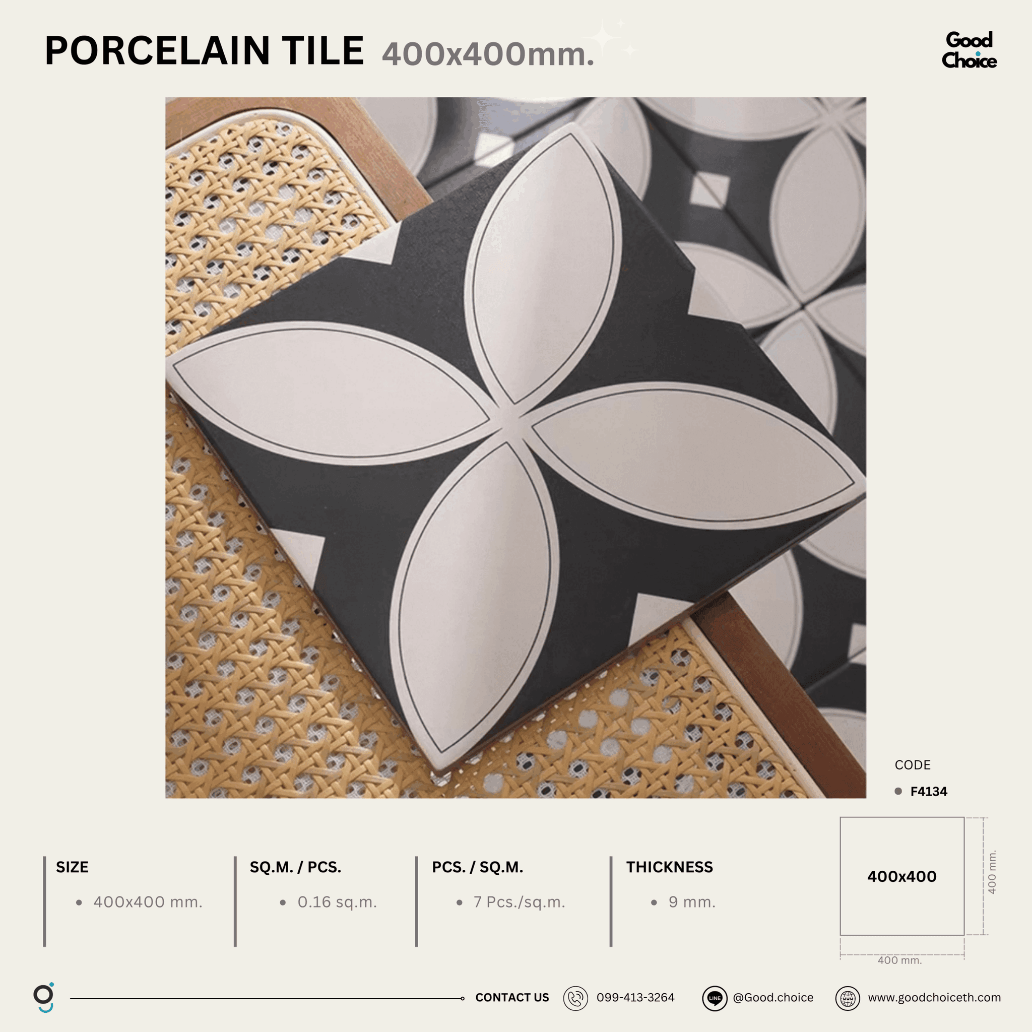 F4134 Porcelain Series