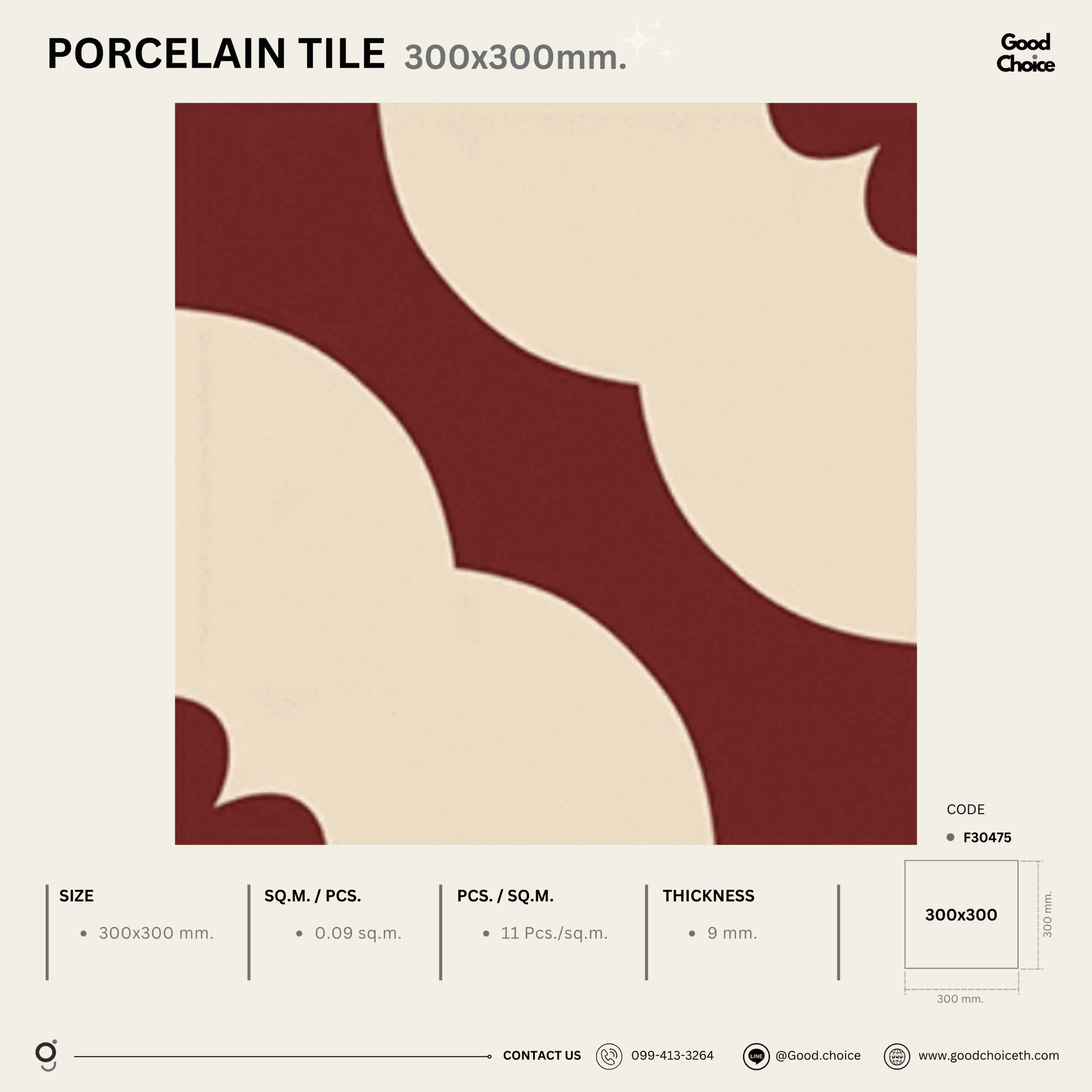 F30475 Porcelain Series