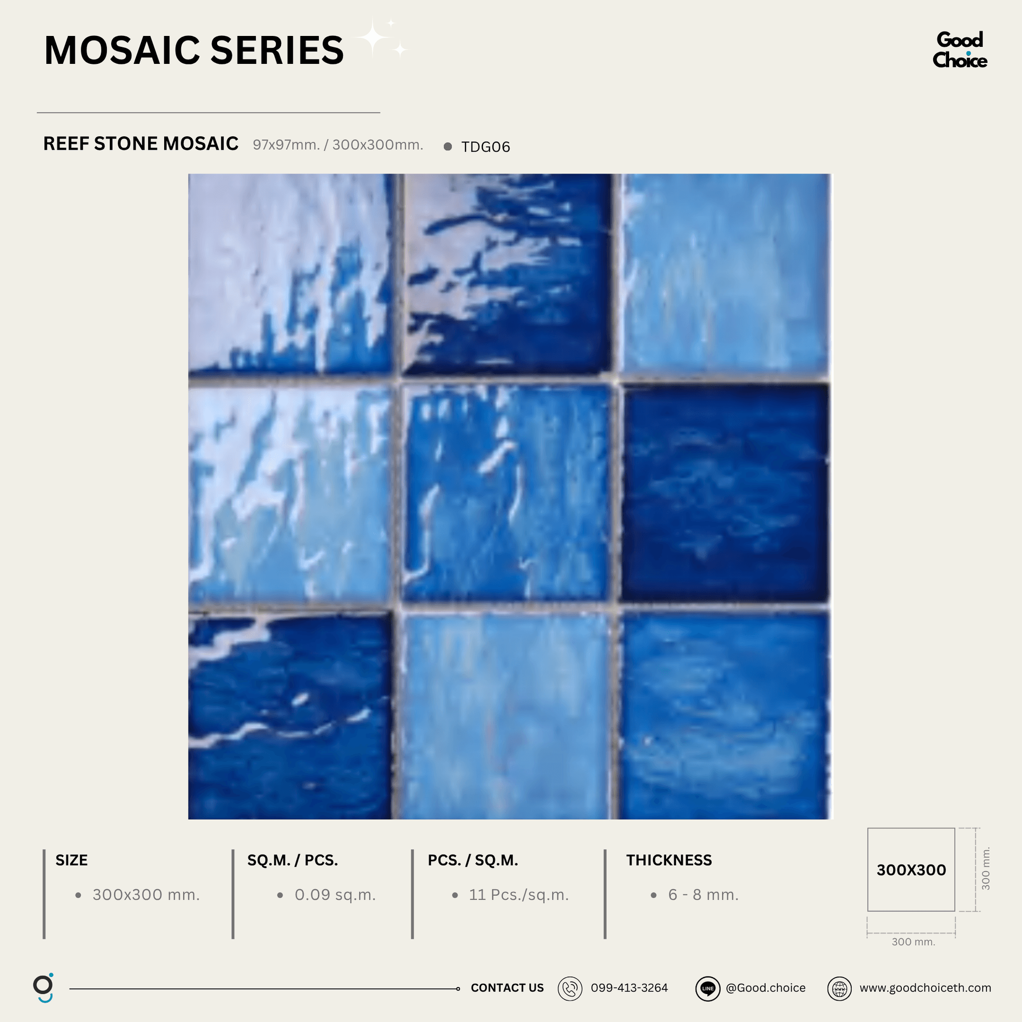 TDG06 Reef stone mosaic