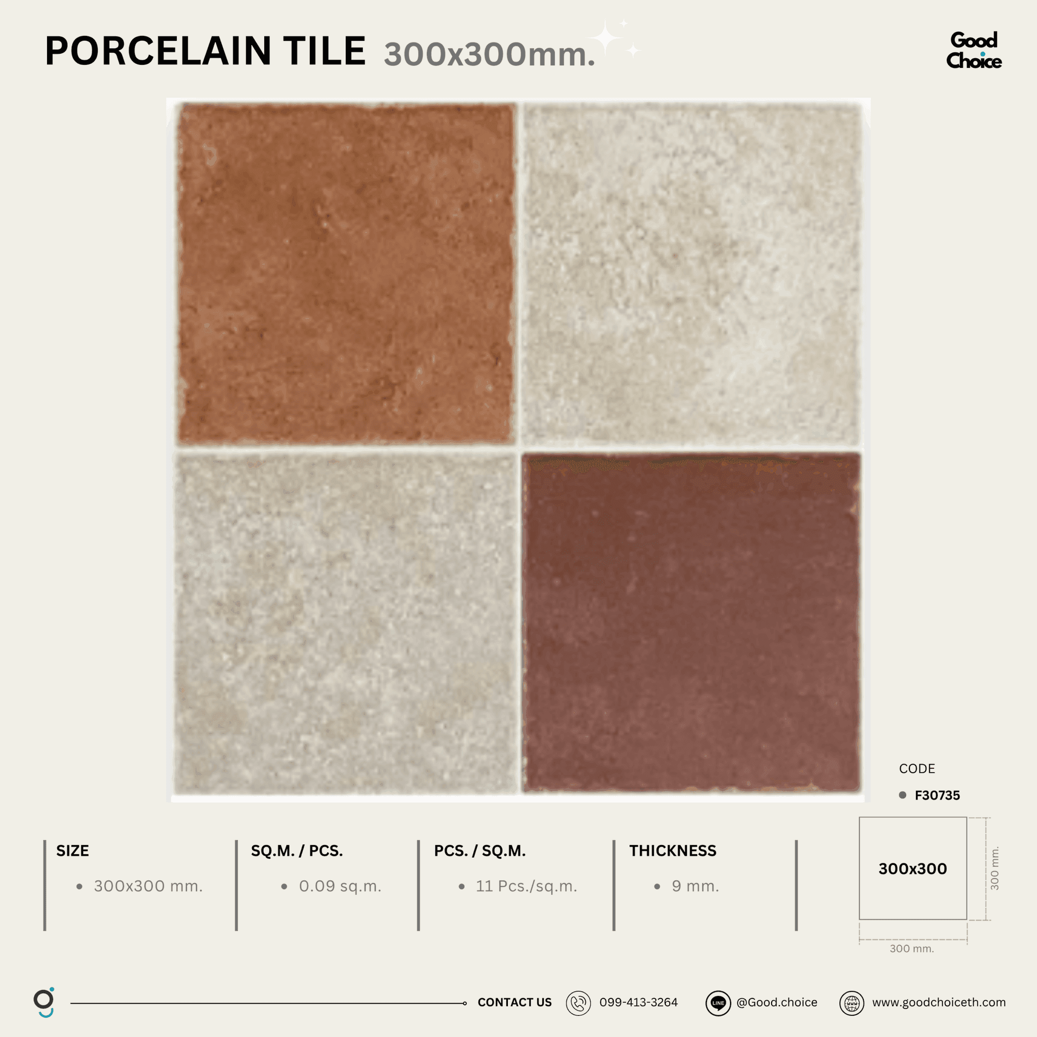 F30735 Porcelain Series