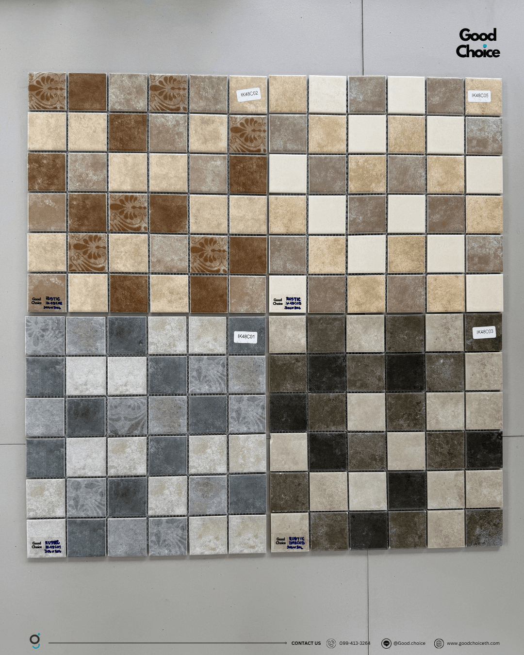 Rustic Porcelain mosaic