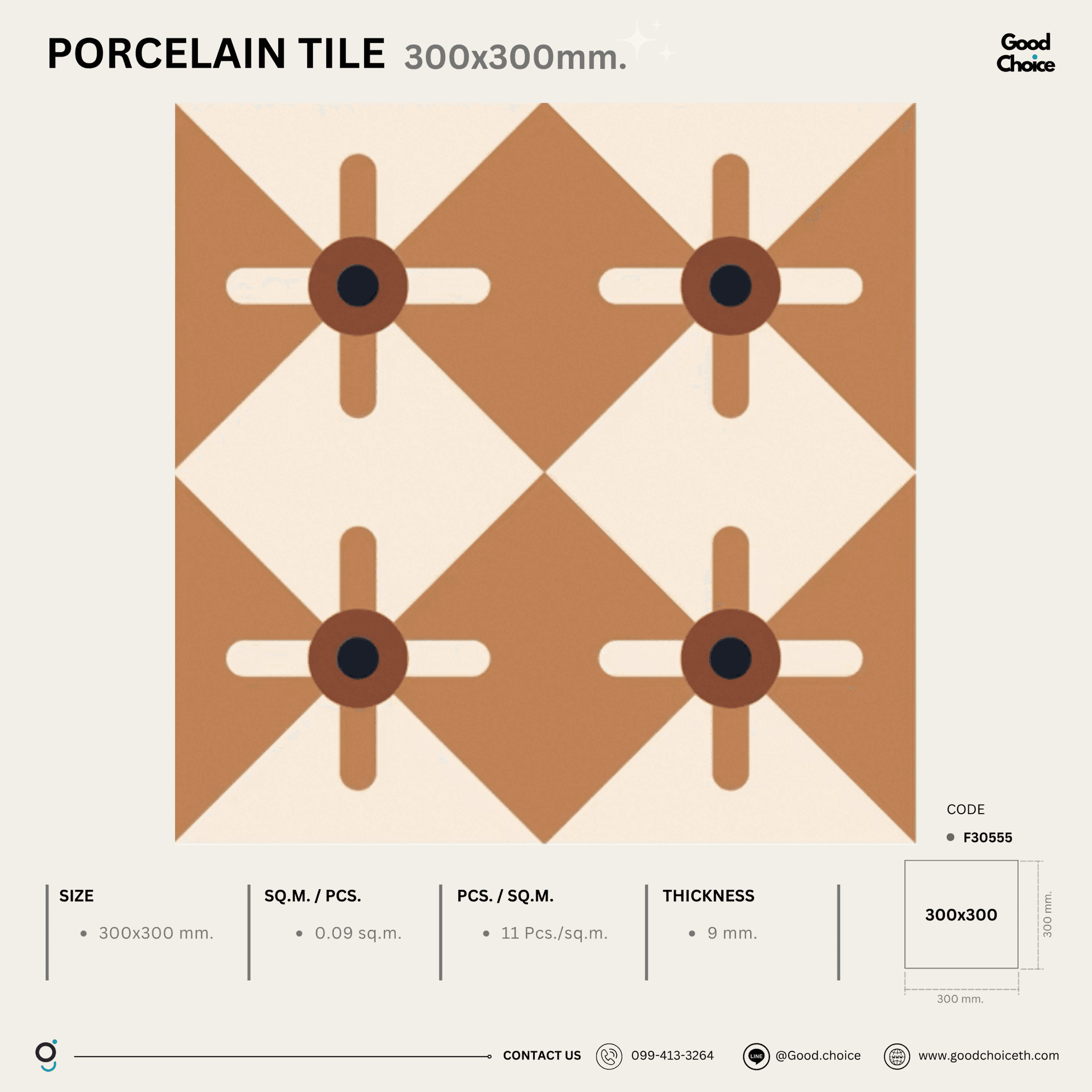 F30555 Porcelain Series