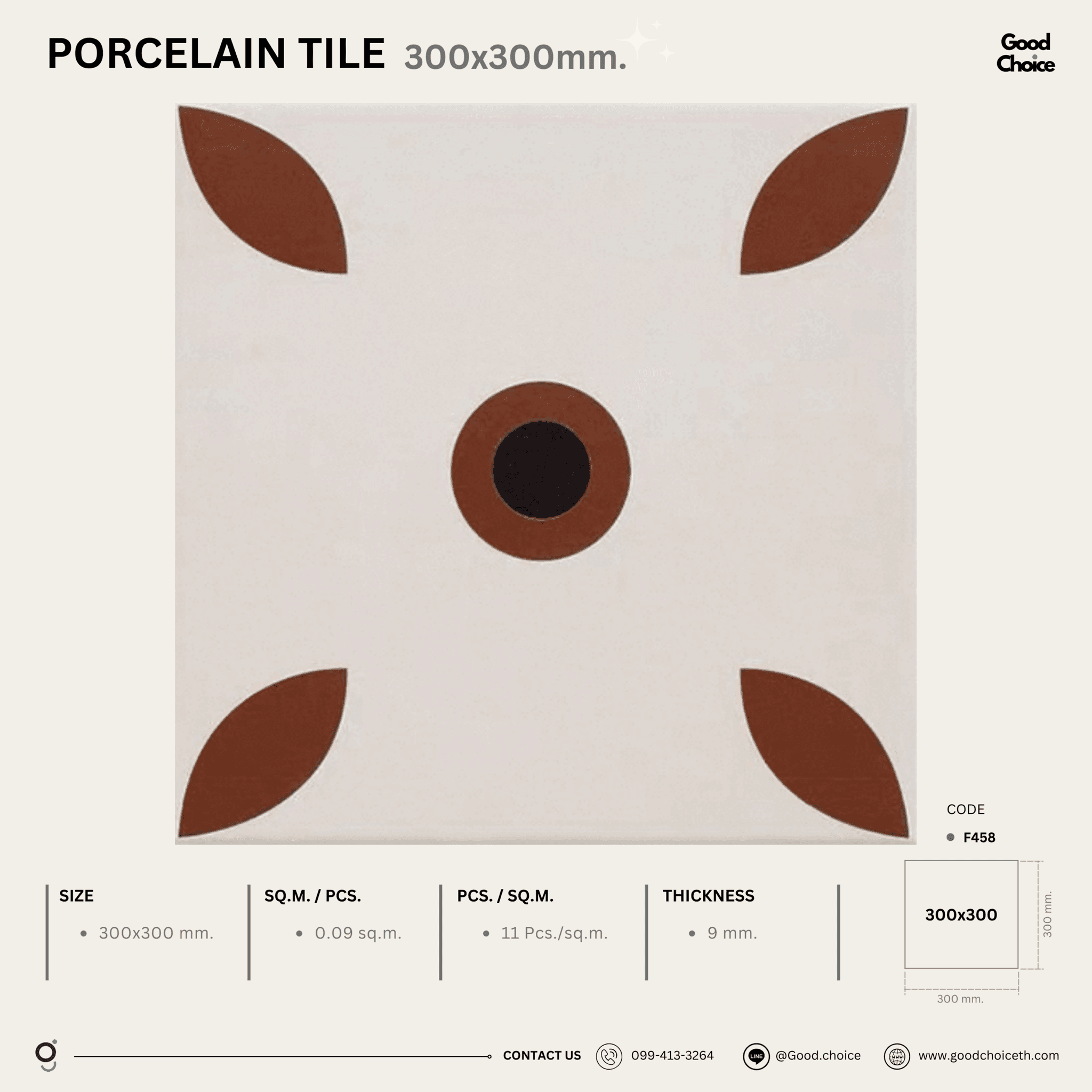 F30458 Porcelain Series