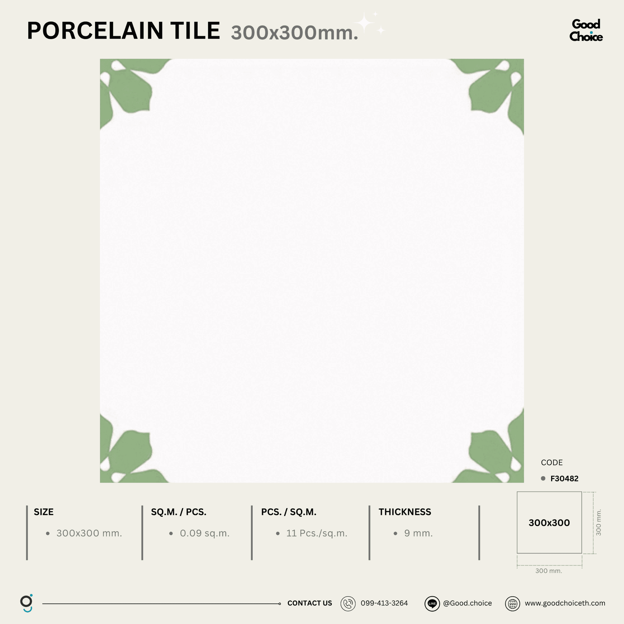 F30482 Porcelain Series