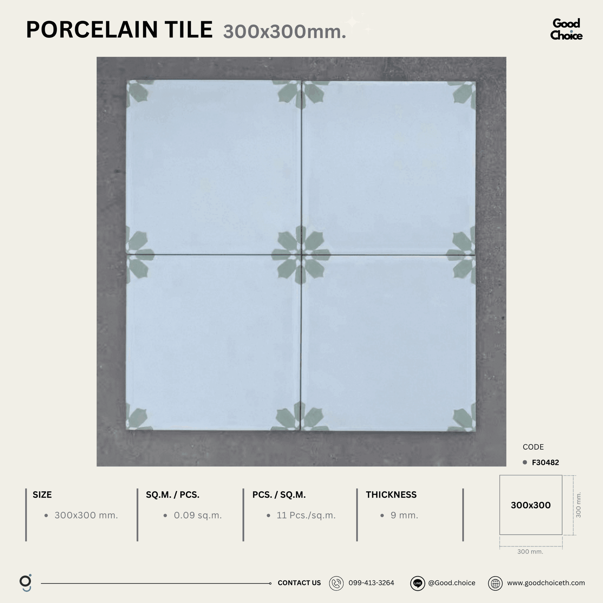 F30482 Porcelain Series