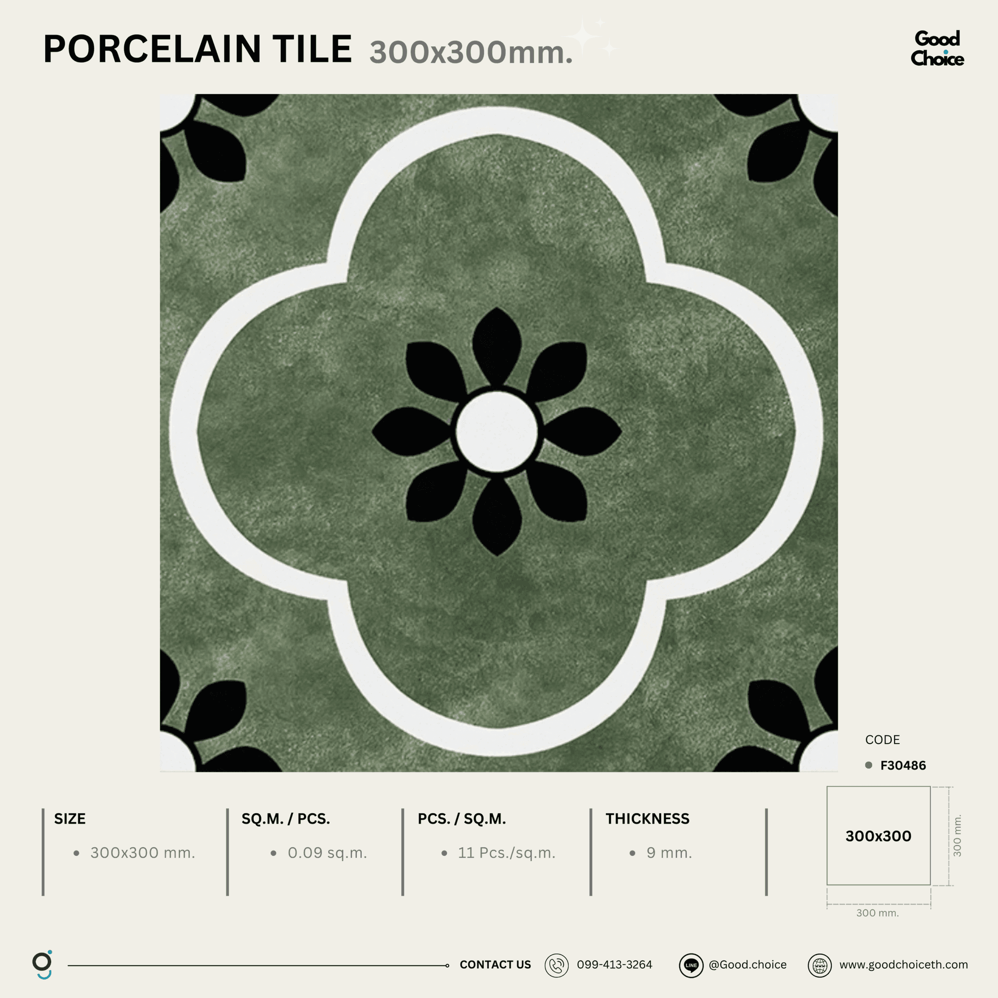 F30486 Porcelain Series