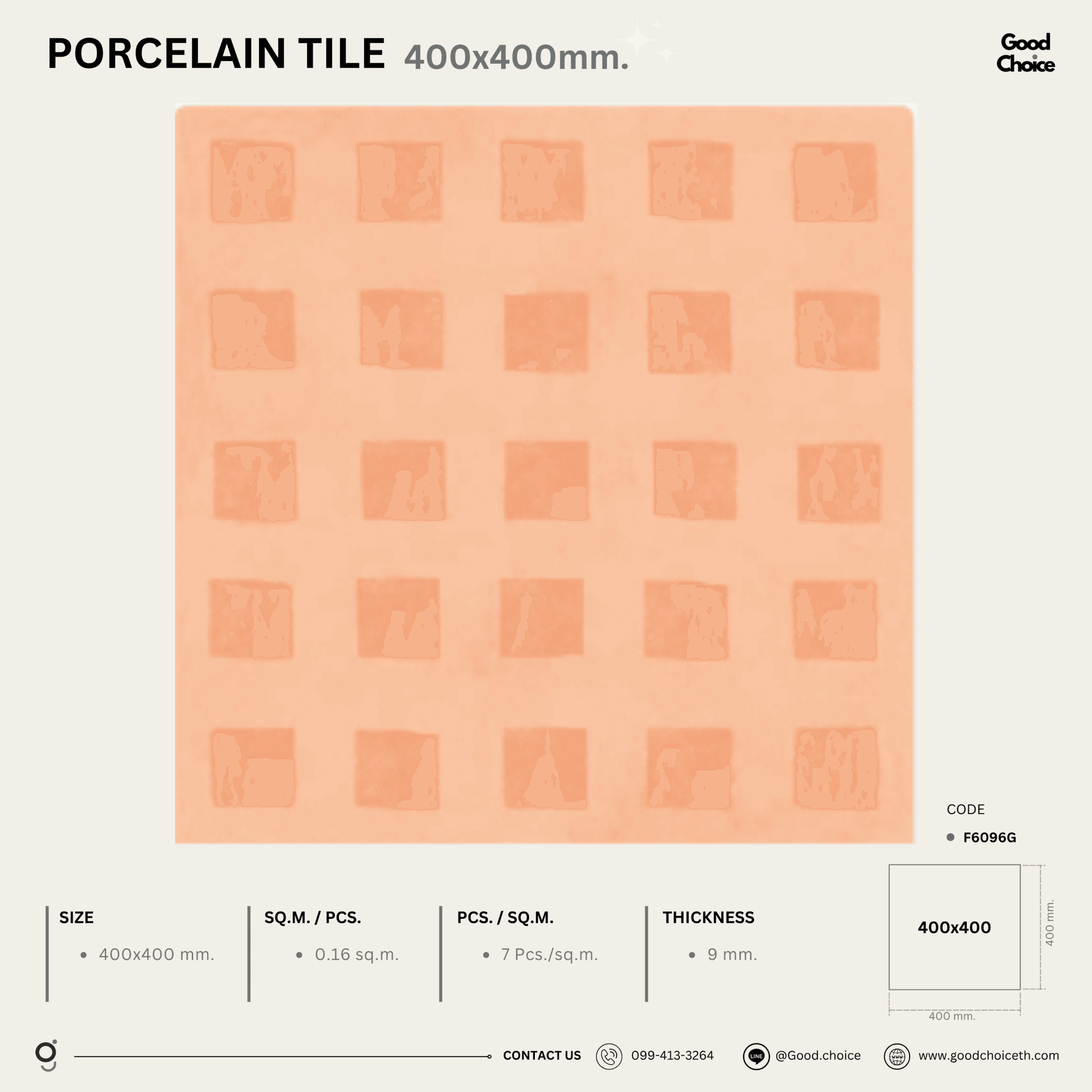 F6096G Porcelain Series