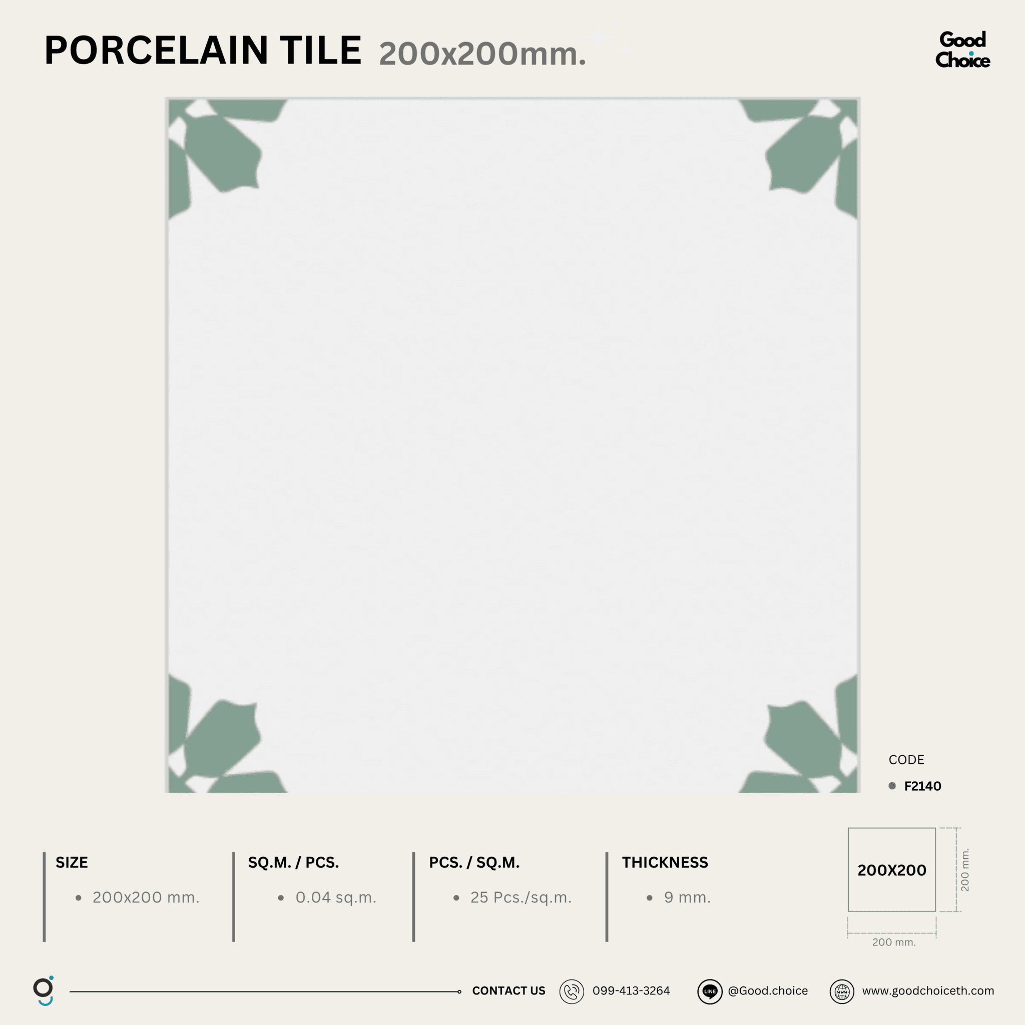 F2140 Porcelain Series