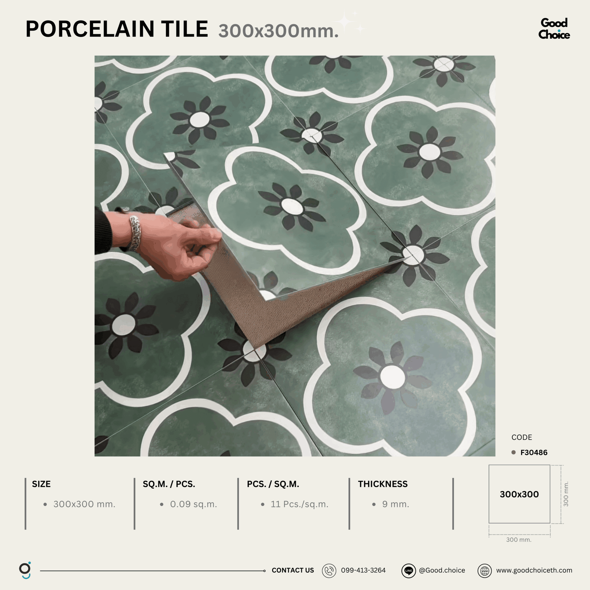 F30486 Porcelain Series