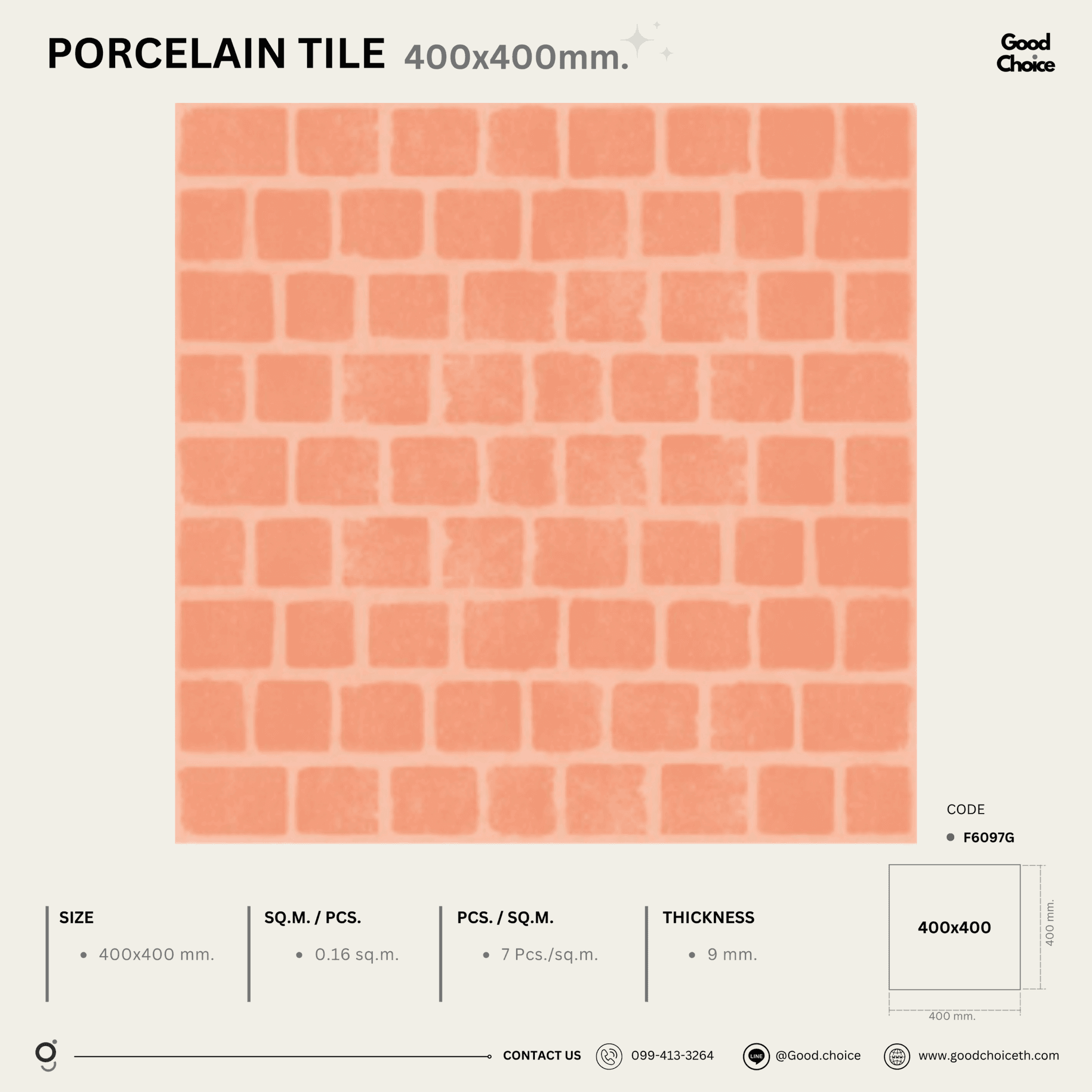 F6097G Porcelain Series