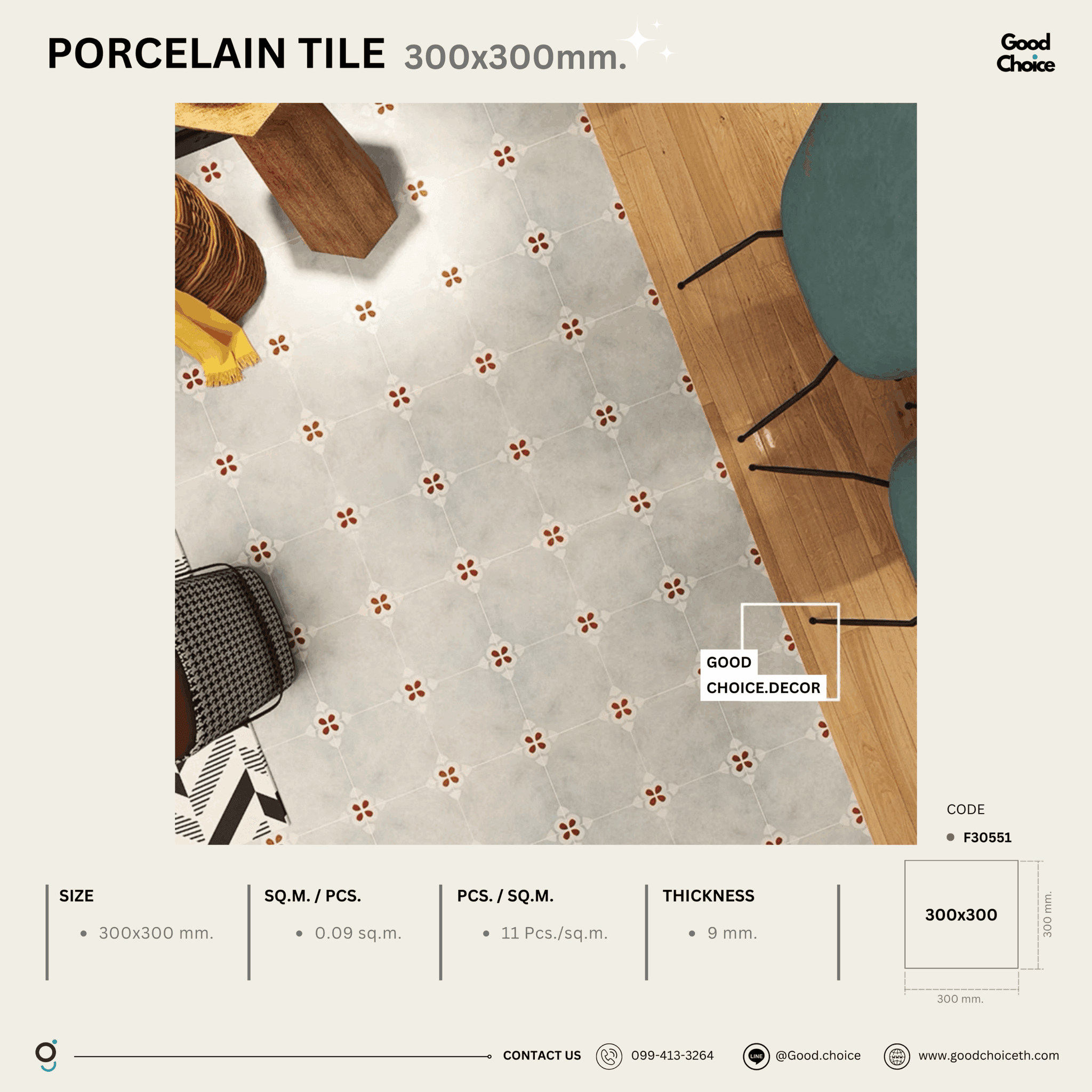 F30551 Porcelain Series