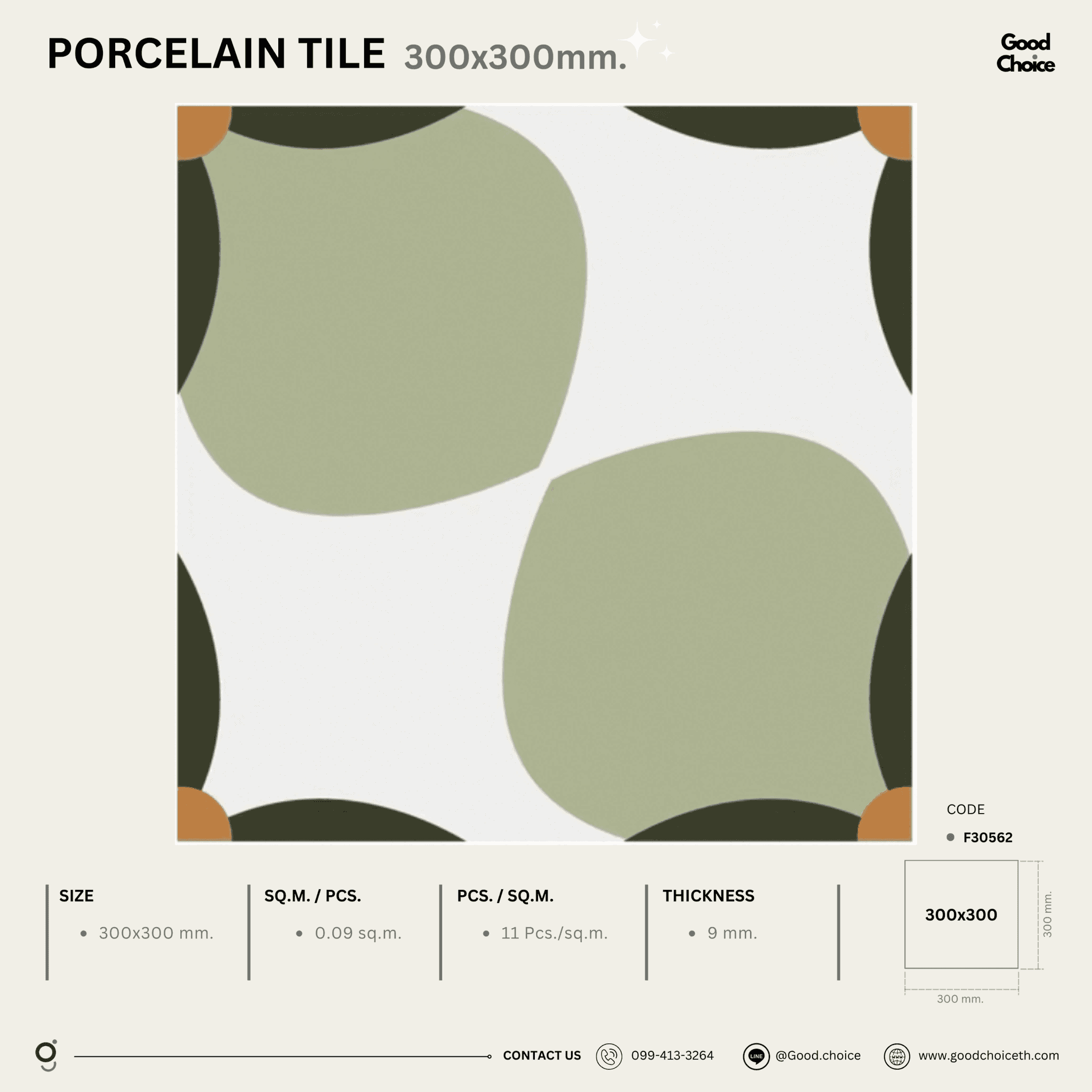 F30562 Porcelain Series