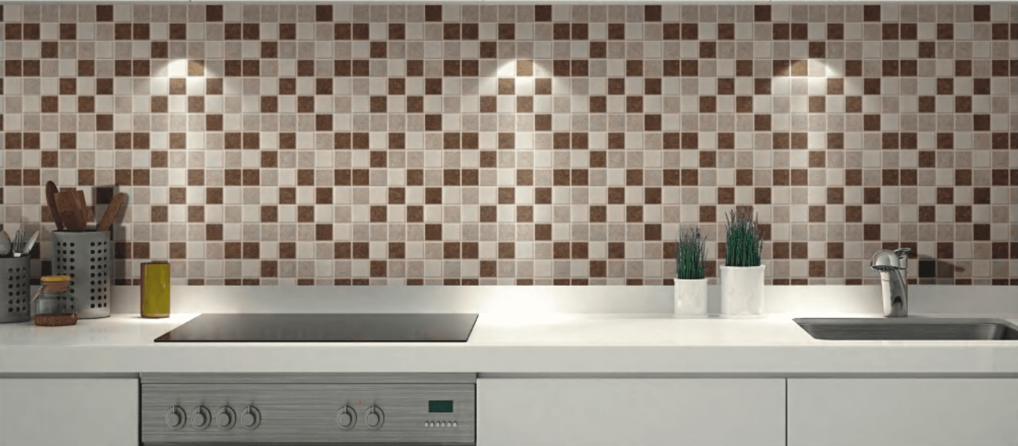 Rustic mini mosaic