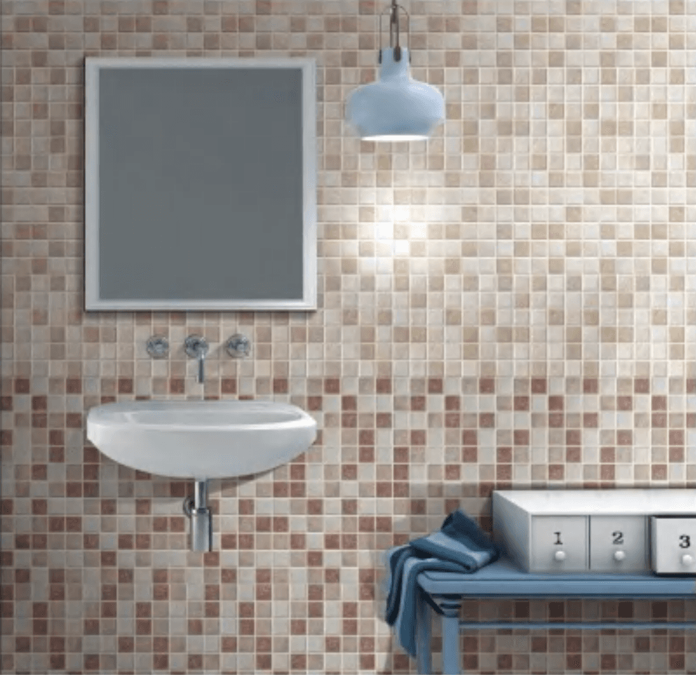 Rustic mini mosaic