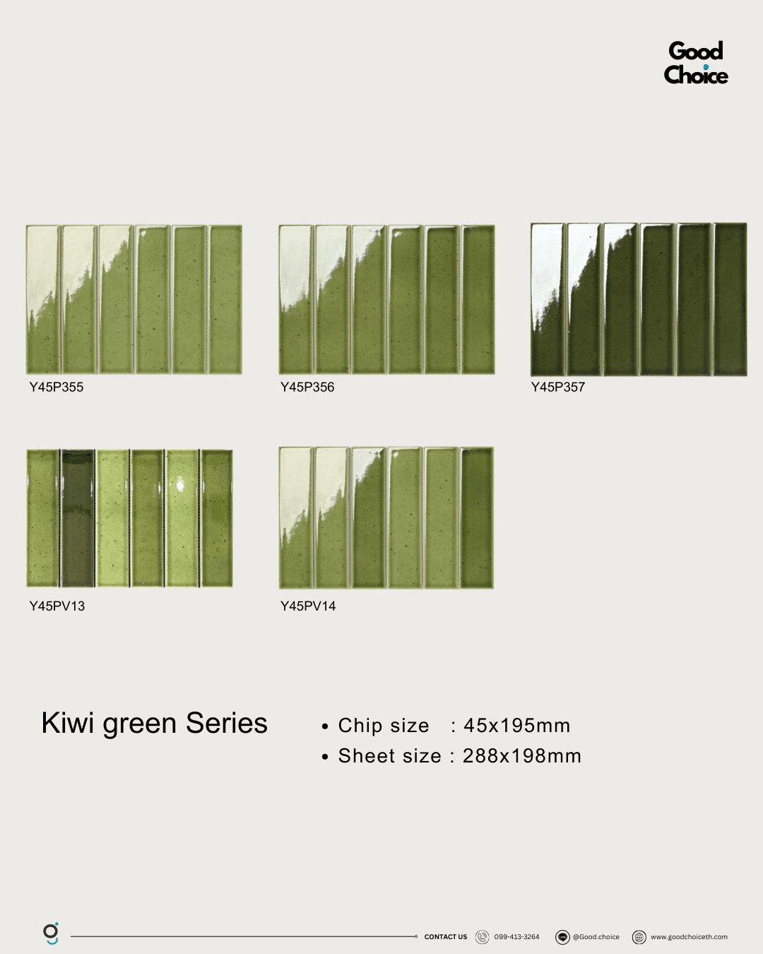 Kiwi green Series(Glassy)