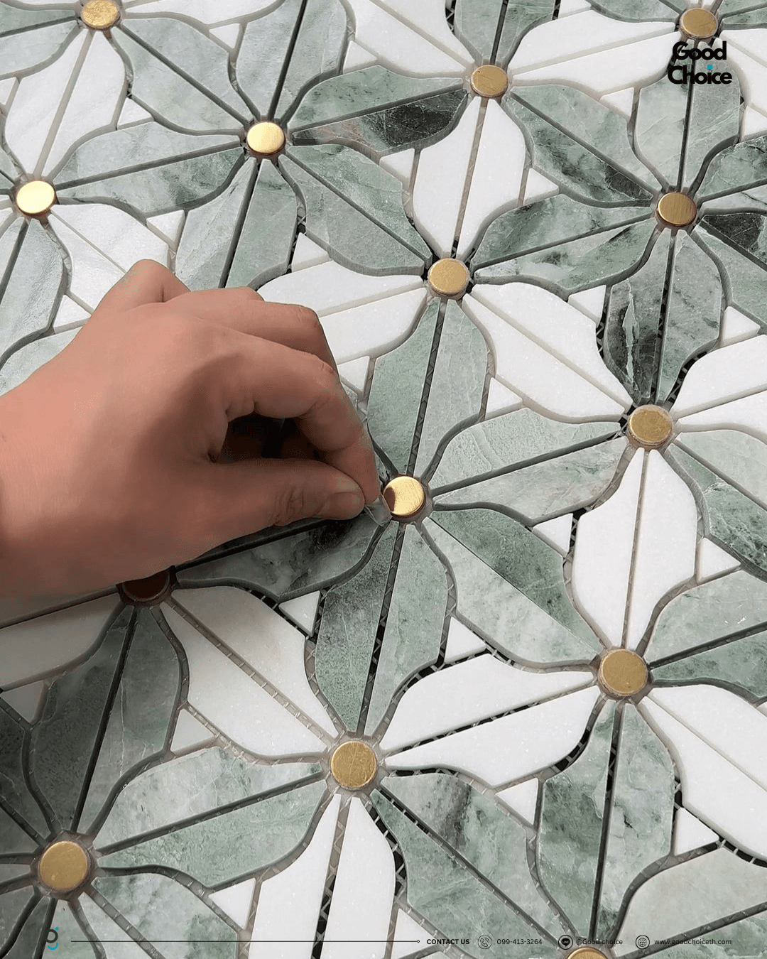 Natural Marble Stone Mosaic
