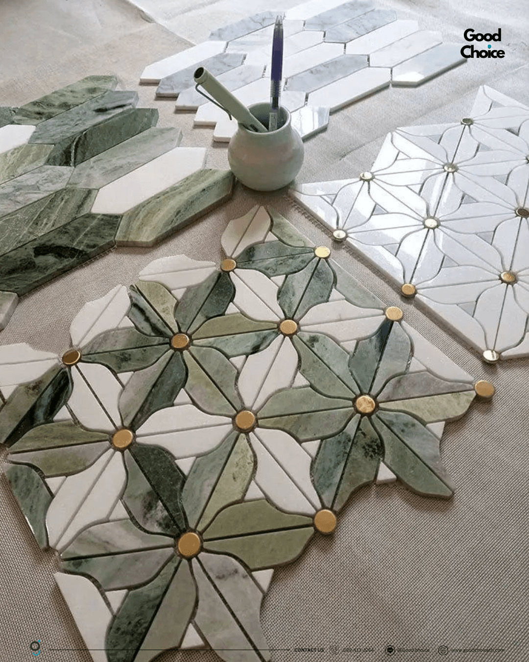 Natural Marble Stone Mosaic