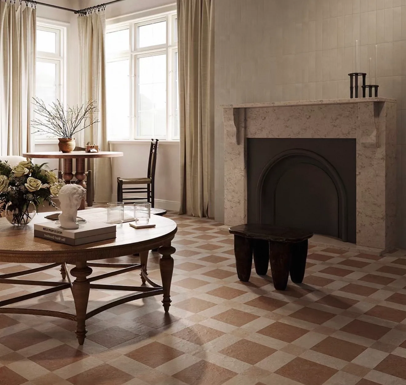 Tile 600x600 mm.